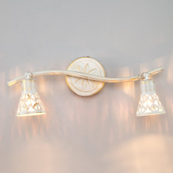 Спот Eurosvet ALASKA 20027/2 белый с золотом