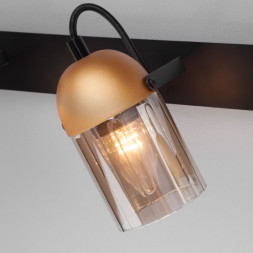 Спот Eurosvet MARS 20122/3 черный/золото