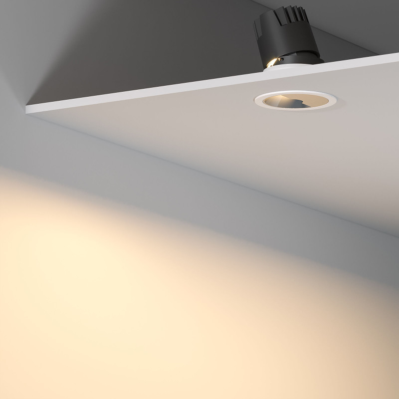 Встраиваемый точечный светильник Elektrostandard 25090/LED 10W 3000K белый/хром