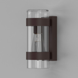 Уличный настенный светильник Elektrostandard Falcon темно-коричневый (35167/D)