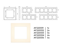 Рамка Ambrella Volt AF220331 ALFA Techno