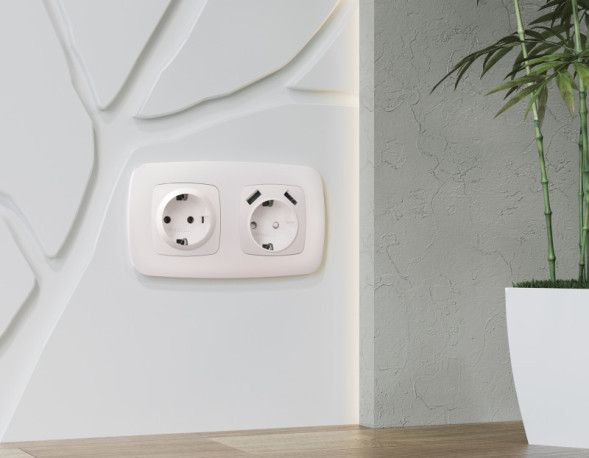 Рамка Ambrella Volt OF140202 OMEGA Ecta