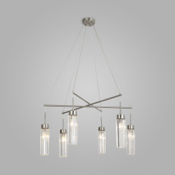 Подвесная люстра Eurosvet Gilian 60163/6 никель