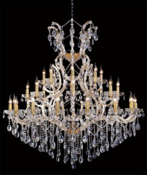 Подвесная люстра Crystal Lux HOLLYWOOD HOLLYWOOD SP16+8+8 GOLD