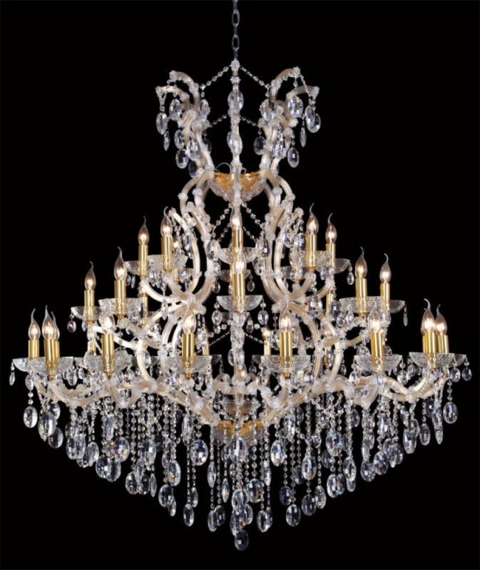 Подвесная люстра Crystal Lux HOLLYWOOD HOLLYWOOD SP16+8+8 GOLD