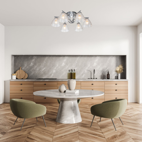 Потолочная люстра Escada ADONIS 659/6PL Chrome