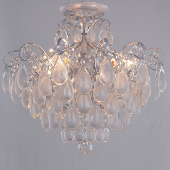 Каскадная люстра Crystal Lux Sevilia SEVILIA PL4 SILVER