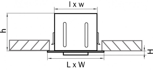 Встраиваемый точечный светильник Lightstar CARDANO 214027
