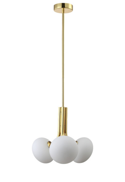 Подвесная люстра Crystal Lux Alicia ALICIA SP3 GOLD/WHITE