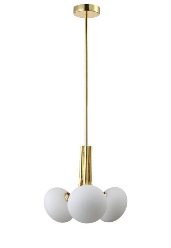 Подвесная люстра Crystal Lux Alicia ALICIA SP3 GOLD/WHITE