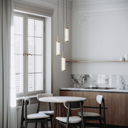 Каскадная люстра Eurosvet 50386/3 LED латунь Stark