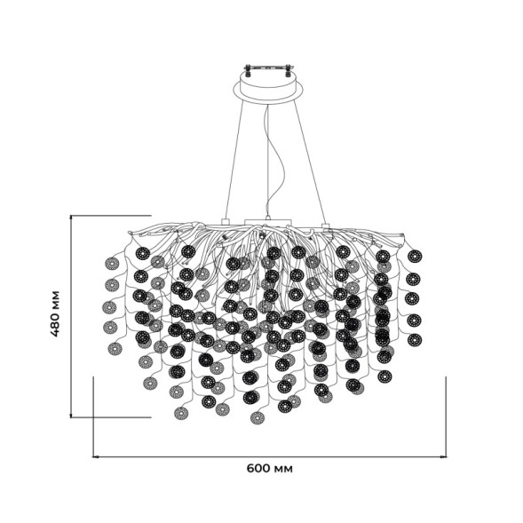 Подвесная люстра Escada ASTREA 2112/10P