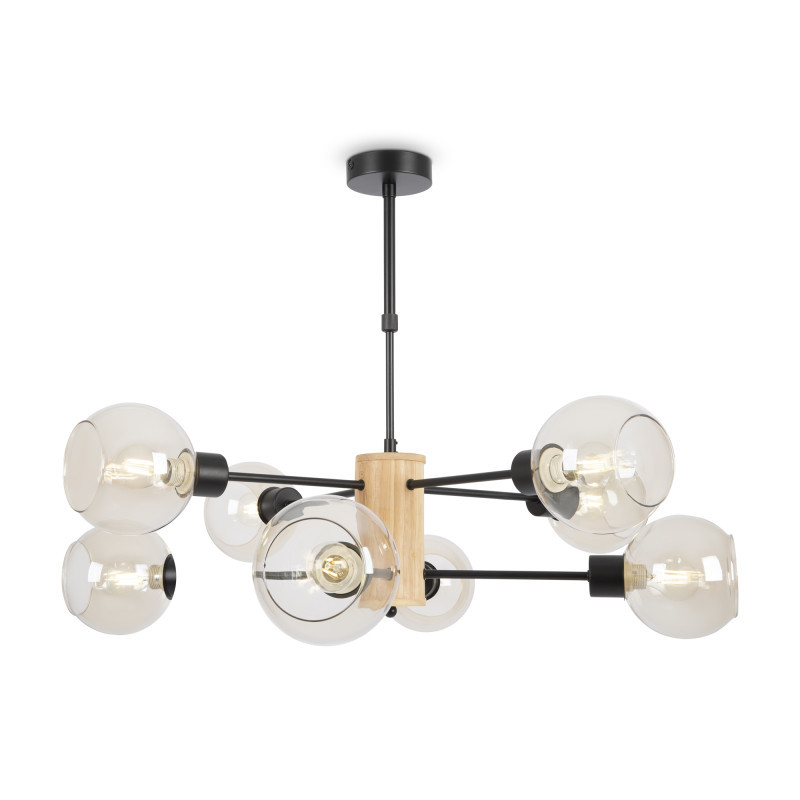 Люстра на штанге Freya FR5055PL-08B Marvin