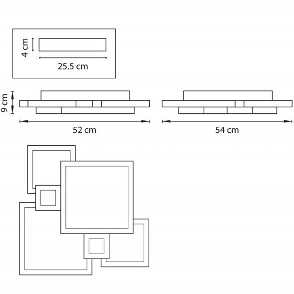 Потолочный светильник Lightstar Breve 749071