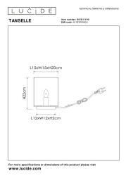 Детская настольная лампа LUCIDE TANSELLE 10515/01/99