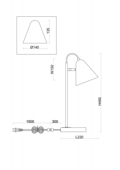 Настольная лампа Freya Falke FR8001TL-01WG