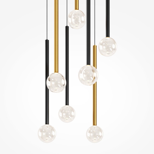 Каскадная люстра Maytoni MOD383PL-L20BBS3K Bubble dream