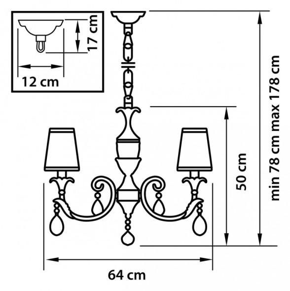 Подвесная люстра Lightstar Cappa 691064