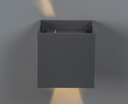 Уличный настенный светильник ITALLINE IT01 IT01-A310 dark grey