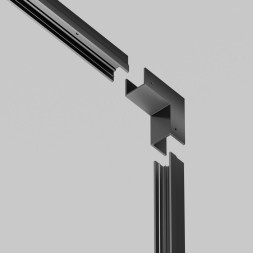 Соединитель профиля трековых светильников Maytoni Уличная трековая система освещения Elasity IP black O-TR001-OC