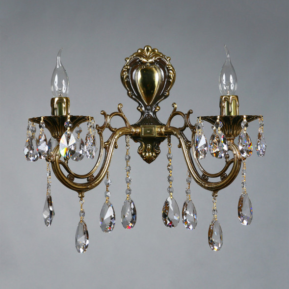 Бра AMBIENTE by BRIZZI Aria 8818/2 PB Tear drop