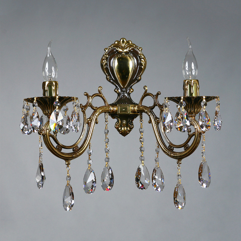 Бра AMBIENTE by BRIZZI Aria 8818/2 PB Tear drop