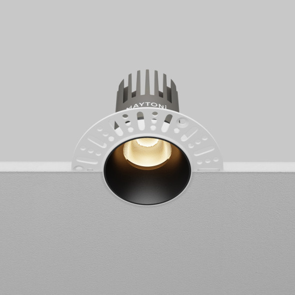 Точечный встраиваемый светильник Maytoni Technical dip DL124-10W-3K-TRS-B