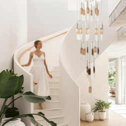 Каскадная люстра MODELUX ML.88987.28 GD