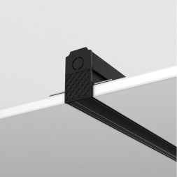 Магнитный встраиваемый шинопровод в гипсокартон Maytoni Technical Magnetic track system Exility ГКЛ 9.5 черный TRX034-422B