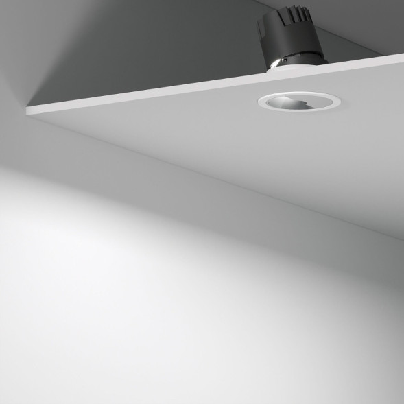 Встраиваемый точечный светильник Elektrostandard 25090/LED 10W 4000K белый/хром