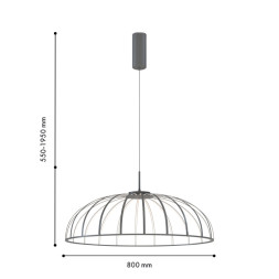 Подвесная люстра Favourite Vertex 4285-8P