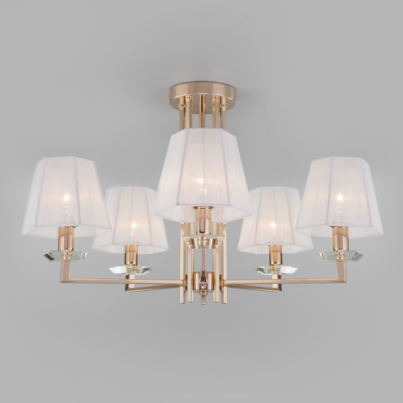 Люстра на штанге Eurosvet Alegria 60114/5 золото