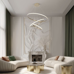 Каскадная люстра Eurosvet Collars 90264/3 латунь