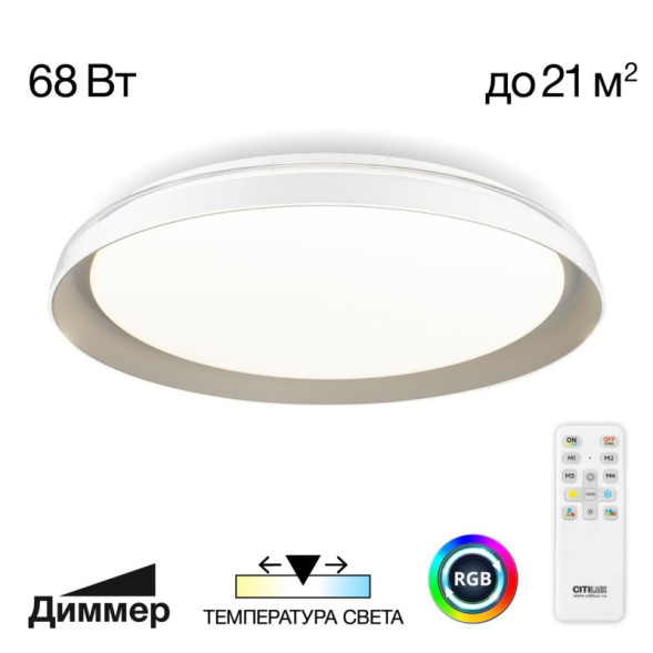Потолочный светильник Citilux MEGA CL752451G
