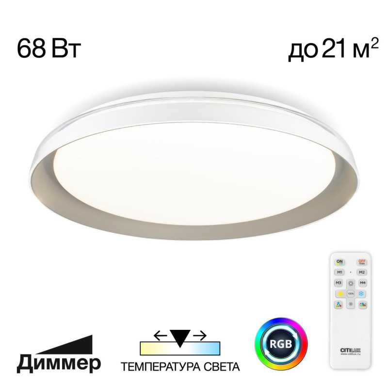 Потолочный светильник Citilux MEGA CL752451G
