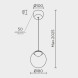 Подвесной светильник MODELUX ML.2338 ML.2338.180 BK-GD