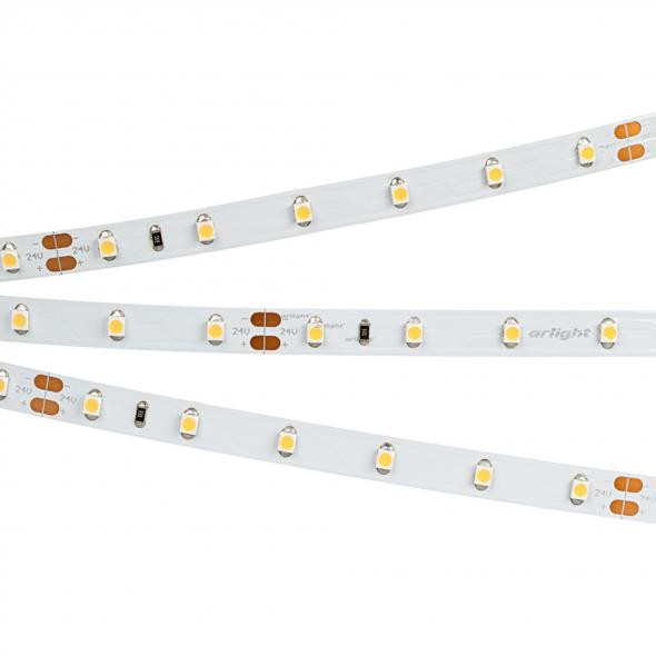 Лента Arlight RT 2-5000 3528 027935(B) 24W 24V белый (теплый) IP20