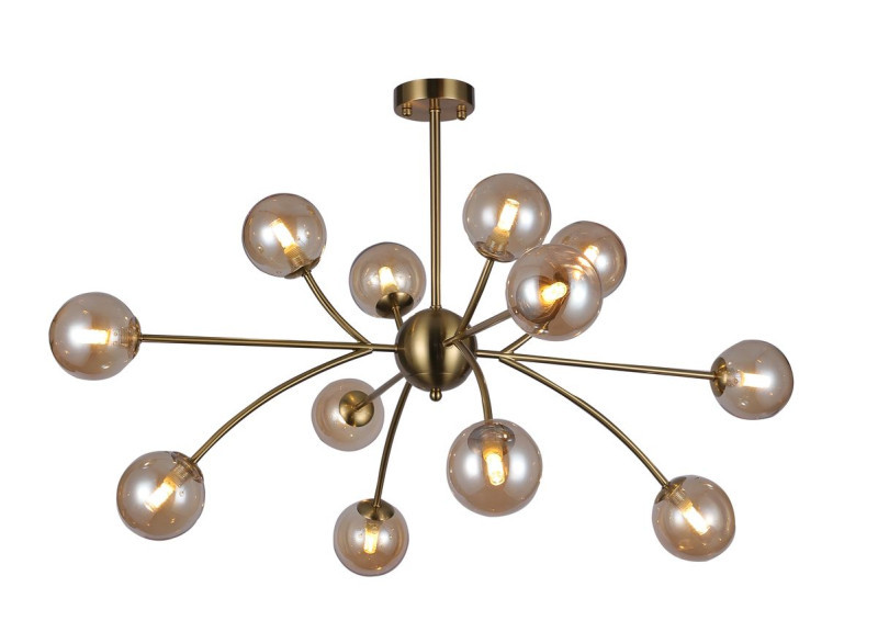 Люстра на штанге Escada Infinity 10164/12PL Copper