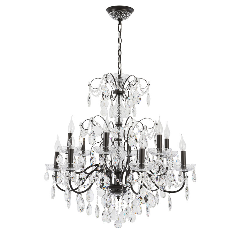 Подвесная люстра Crystal Lux ODELIS ODELIS SP12 BROWN