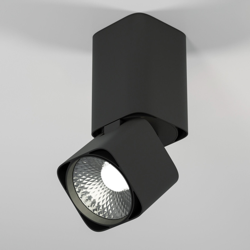 Накладной точечный светильник Elektrostandard 25043/LED 10W 4000K чёрный