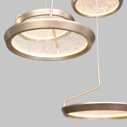 Каскадная люстра Eurosvet 90034/6 золото Crespella