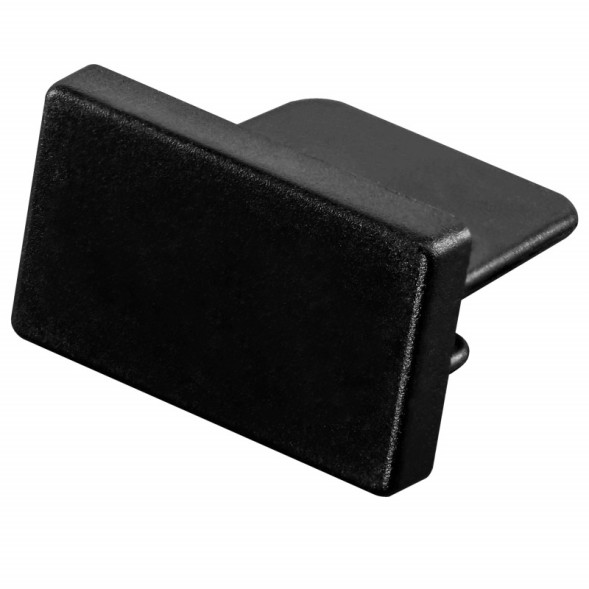 Заглушка для трекового шинопровода Lightstar Track 1 black 502167