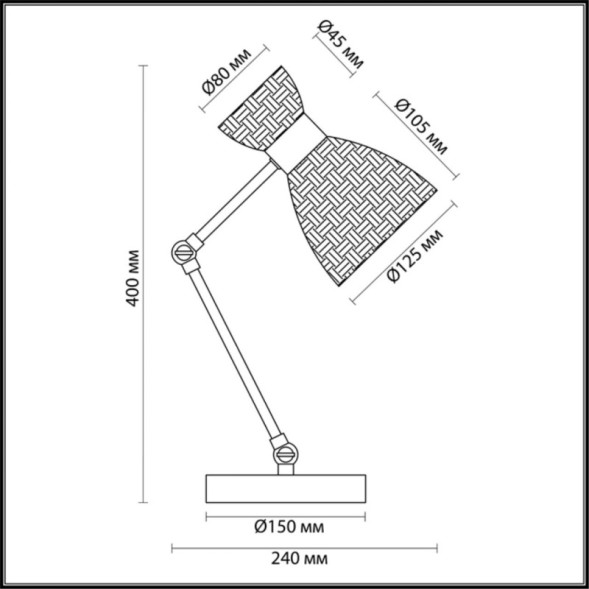 Настольная лампа LUMION JACKIE 3704/1T