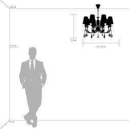 Подвесная люстра Lightstar Cappa 691082