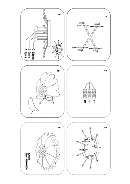Потолочный светильник Lightstar Lobo 804020