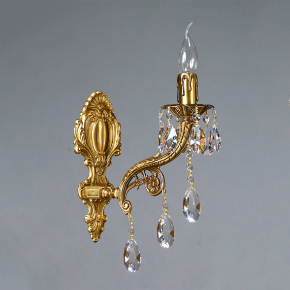 Бра AMBIENTE by BRIZZI Ferro 8828/1 AB Tear Drop
