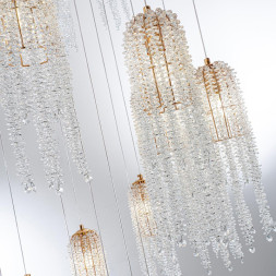 Каскадная люстра MODELUX ML.6688.25 GD