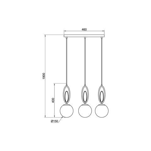 Подвесная люстра Vele Luce Phlox VL5853P03