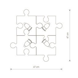 Детский спот Nowodvorski Puzzle 9728