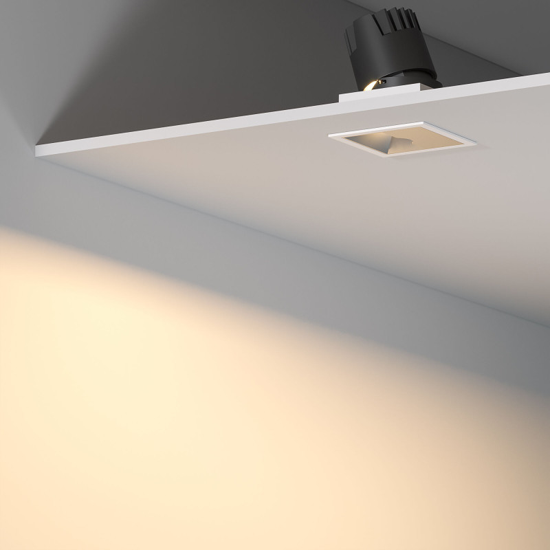 Встраиваемый точечный светильник Elektrostandard 25091/LED 10W 3000K белый/хром